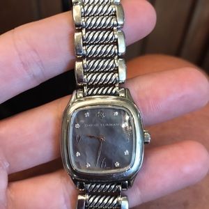 COPY - David Yurman diamond embedded watch